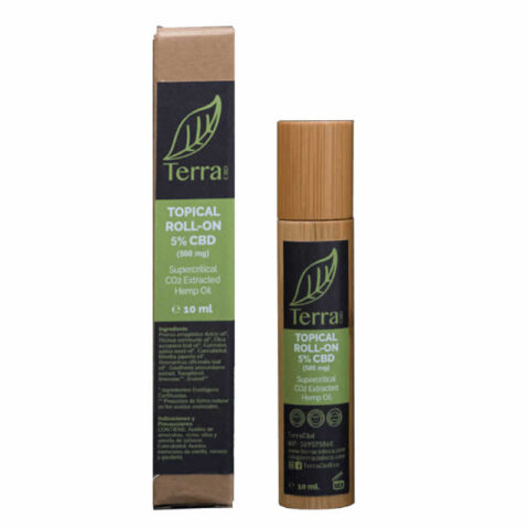 Roll-on tòpic oli de cànem, 5% CBD, 5ml